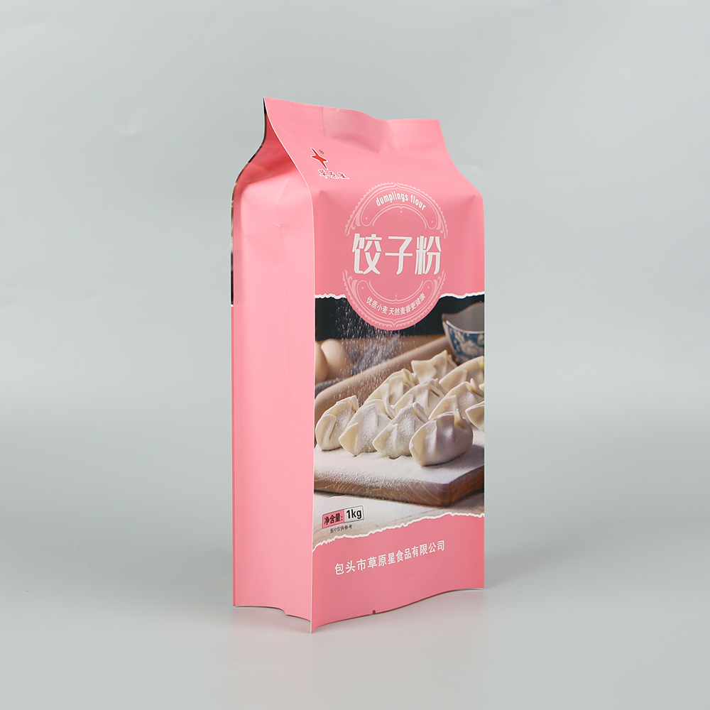 1kg面粉饺子粉+白牛皮纸+四边封